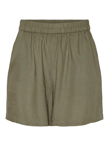 Shorts Pcpia MW Vert Lichen Pieces pour Vos Balades Estivales et Sorties en Ville