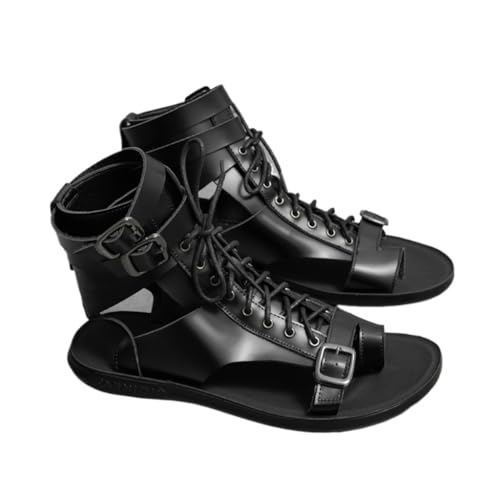 Sandals Men Outdoor Toe Casual Soft Bottom Sandals Leather Shoes Lazy Comfortable Breathable Beach Shoes