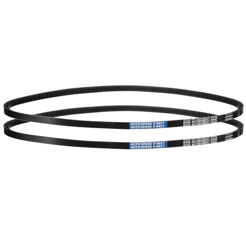 Image of AX42 Belt, Raw Edge Cogged Industrial Rubber EPDM V-Belt, Pack of 2 | 1 /2 inch(13mm) Width x 42 inch(1067mm) Inside Circumference x 5 /16 inch(8mm) Height