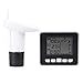 Ultrasonic Level Sensor, Ultrasonic Water Liquid Depth Level Meter Sensor Liquid Level Sensor with Temperature Display 3.3 Inch LED Display Supports Liquid Level High/Low Alarm