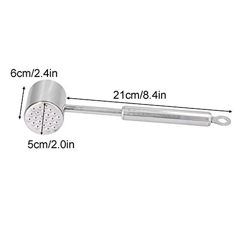 Kleine Vleeshamer Dubbelzijdig Steak Pounder Vleesvermalser Tainless Steel - Image 3