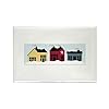 CafePress Primitive Country Houses Magnets Rectangle Magnet 3×2 Refrigerator Magnet
