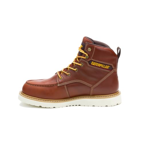 CAT Men's Reclaimer Wedge Waterproof Steel Toe Construction Boot, Sudan Brown, 6 by CAT - Used condition - US$105.73