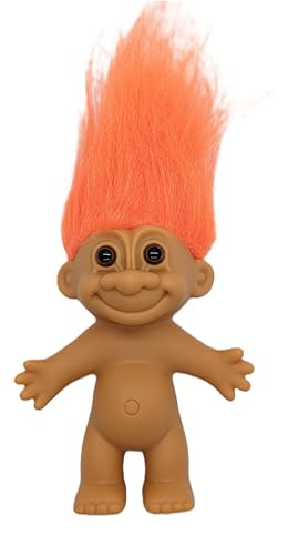Troll Doll Orange Hair Vintage Figures Retro Rare