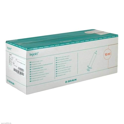 INJEKT Solo Spritze 10 ml LL zentrisch PVC-frei 100X10 ml