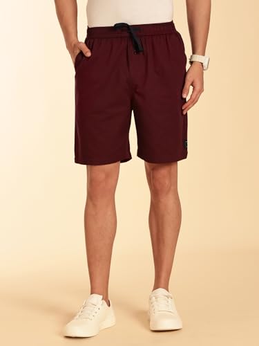 Image of Thomas Scott Men's | Solid | Mid Rise | 100% Cotton | Casual | Light Weight | Chino | Shorts for Men