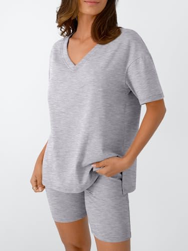 Trendy Queen Womens Two Piece Lounge Sets Summer Outfits 2025 Spring Fashion Vacation Tops Shorts Matching Tracksuits4