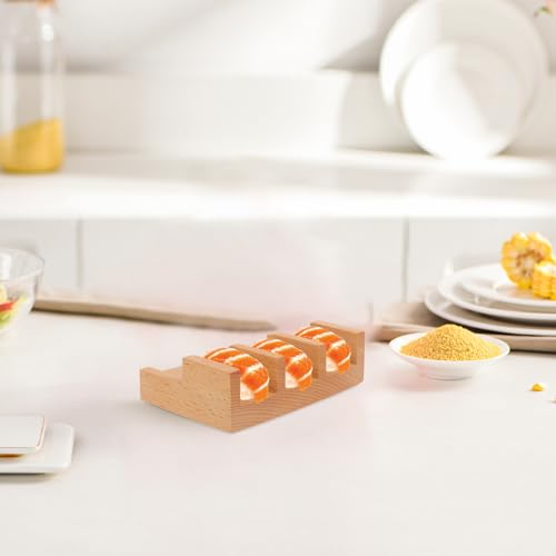 Soporte Japonés de Madera para Rollos de Sushi miniatura 6