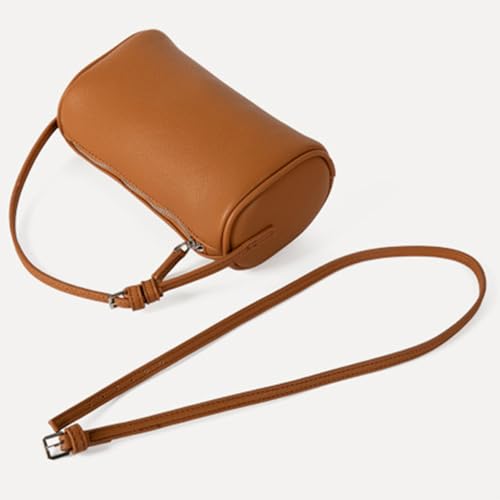 Stylish Cylinder Shoulder Bag Offering Comfort And Functionality PU Leather Crossbody Bags Handbag For Women And Girls3