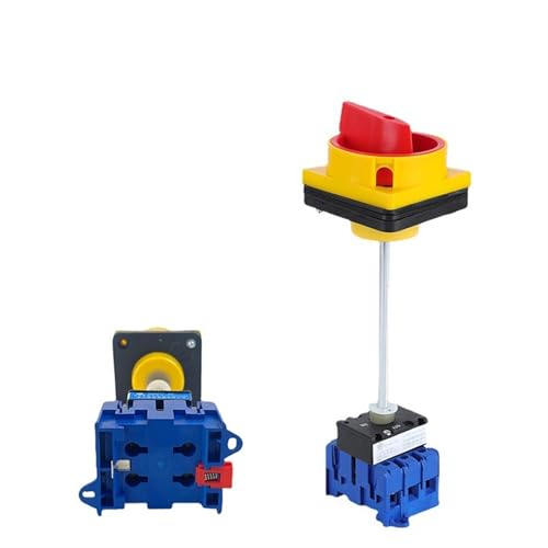 Isolating Switch YMD11-25B with Padlock Pole 25A 32A 3P Load Break Power Cut Off Operation Outside Electrical Cabinet 1Pcs(3P,25A)