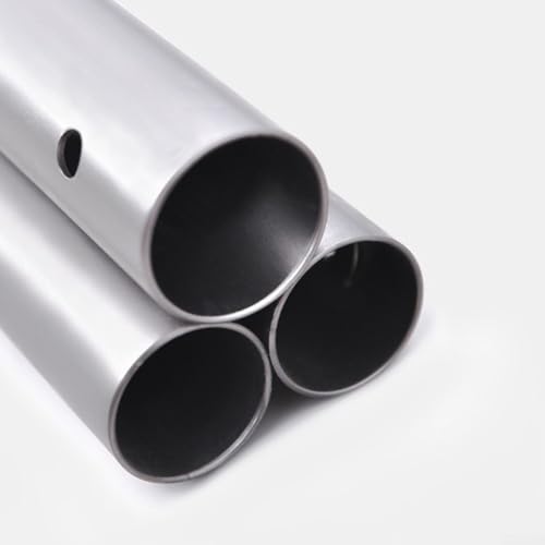 Juego de 4 postes telescópicos de aleación de aluminio ligera para estabilidad (negro)