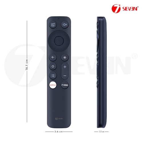 Image of 7SEVEN Compatible with Oneplus Smart Tv Remote Control Suitable for one Plus 4K UHD QLED 1+ Android Television Without Voice Command - Match Remotes Keys Exactly with Existing Original Remote