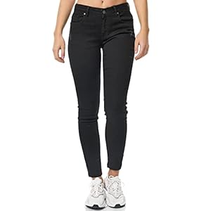 Jeans Damen Skinny Fit Stretch Hose Denim Jeanshose Slim F112