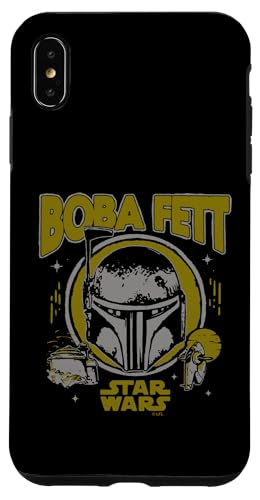Coque iPhone XS Max Star Wars : le casque vintage de Boba Fett pour fans de la saga