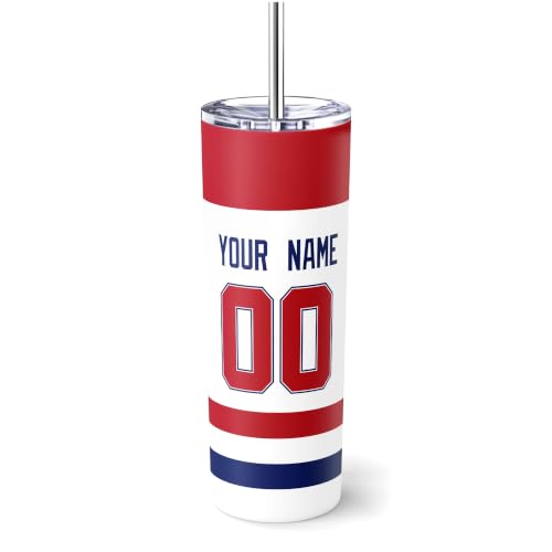 Image of ANTKING Montreal Tumbler 20oz Travel Mug Custom Name Number Gifts | Stainless Steel Insulated Coffee Cup for Men Women