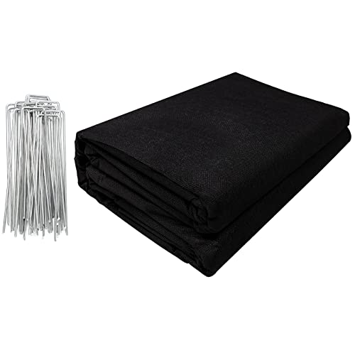 HOOPLE Premium Garden Weed Barrier Landscape Fabric with Free Landscape Staples, Durable & Heavy-Duty Weed Block, Superior Weed Control with 20 Staples(3.2oz 3ft*50ft) HOOPLE Premium Garden Weed Barrier Landscape Fabric with Free Landscape Staples, Durable & Heavy-Duty Weed Block, Superior Weed Control with 20 Staples(3.2oz 3ft*50ft)