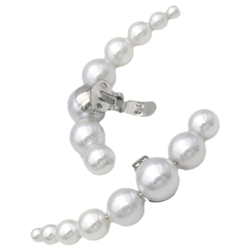 Alasum Clips Decorativos para Zapatos de Mujer Perlas y Dijes, Ideales para Bodas y Fiesta, Compatibles Tacones y Zapatos Planos, 1 Par