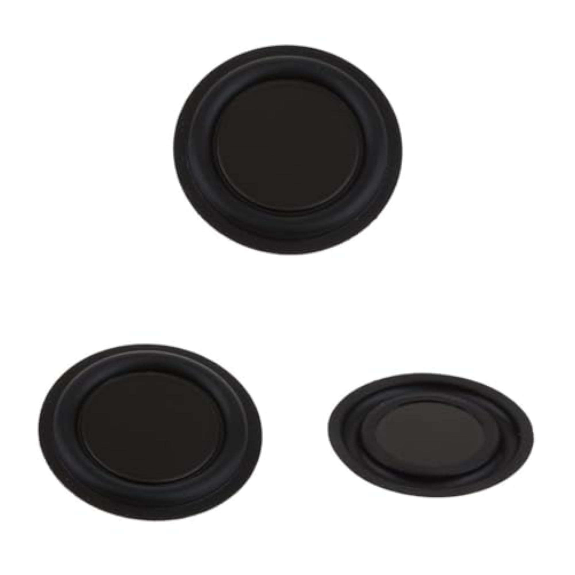 3Pieces 40mm Speaker Vibrating Membrane Passive Bass Diaphragm Plate