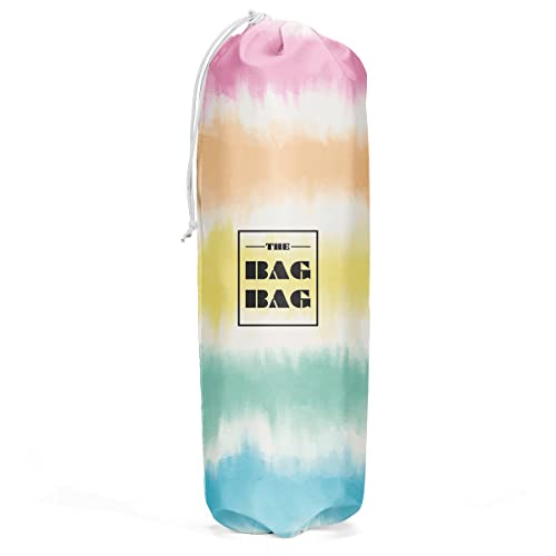 The Bag Bag，Flowers Fruits Geometric Rainbow Feather Pineapple Leaves Cactus Flamingo Tiger Leopard Pattern Plastic Bag Rack Grocery Shopping Bag Tote Organizer Extra Large (23" X 9") #TOP6