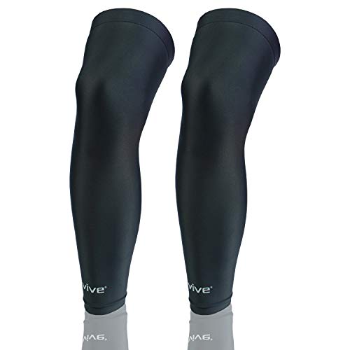Buy Vive Leg Sleeves (Pair) Full Compression Knee Wraps, Thigh Calf