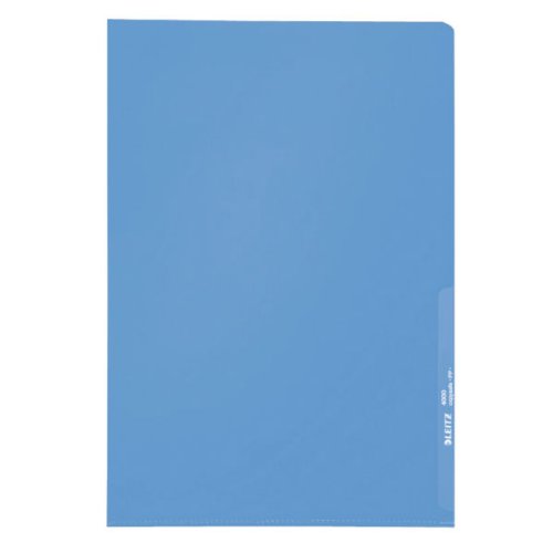 Preisvergleich Produktbild Leitz Sichthülle Standard, A4, PP, genarbt, dokumentenecht, blau
