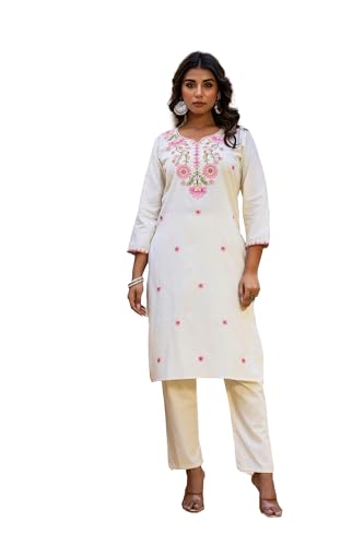 Tunique kurti ethnique coton ensemble anti-transpiration pantalon femme