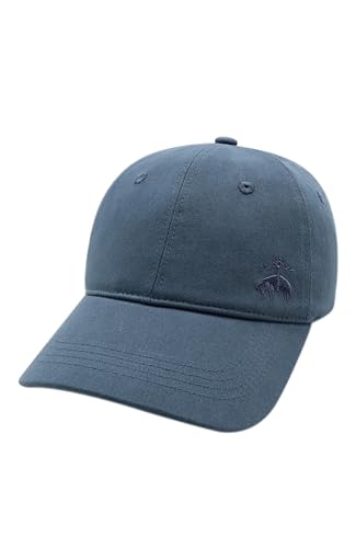 Image of Brooks Brothers Men's Cotton Baseball Cap with Oxford Striped Lining & Tonal Logo - Adjustable Hat for Warm Weather Outings