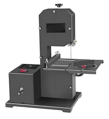 Image of Professional Benchtop Bandsaw With 45° Tiltable Metal Work Table,800W Pure Copper Motor,70mm Resaw Depth + 90mm Throat,Curves + Straight Cuts,1750r/min