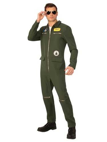 Costume Hotshot Bristol Novelty déguisement soirée thème homme vert et bleu