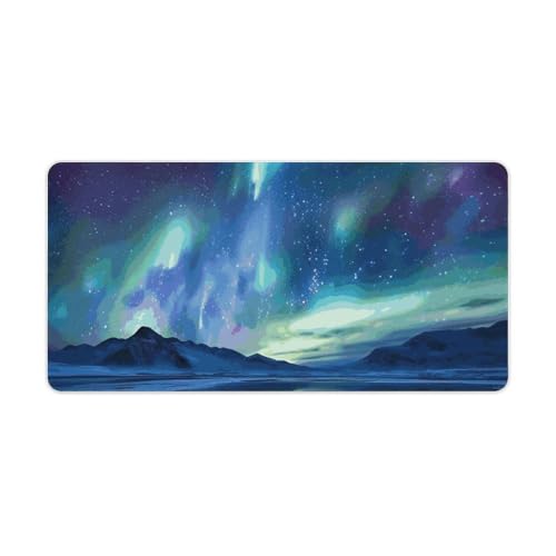 Mouse Pad RLDOBOFE blanco grande antideslizante 24x12 in