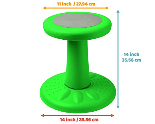 Image of Studico ActiveChairs - Kids Wobble Stool - 14 inch Flexible Seating for Classroom, Toddlers, Ages 3-7