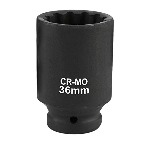 Soquete de porca de cubo de 36 mm, soquete de impacto, para ferramentas manuais, ferramentas de impa