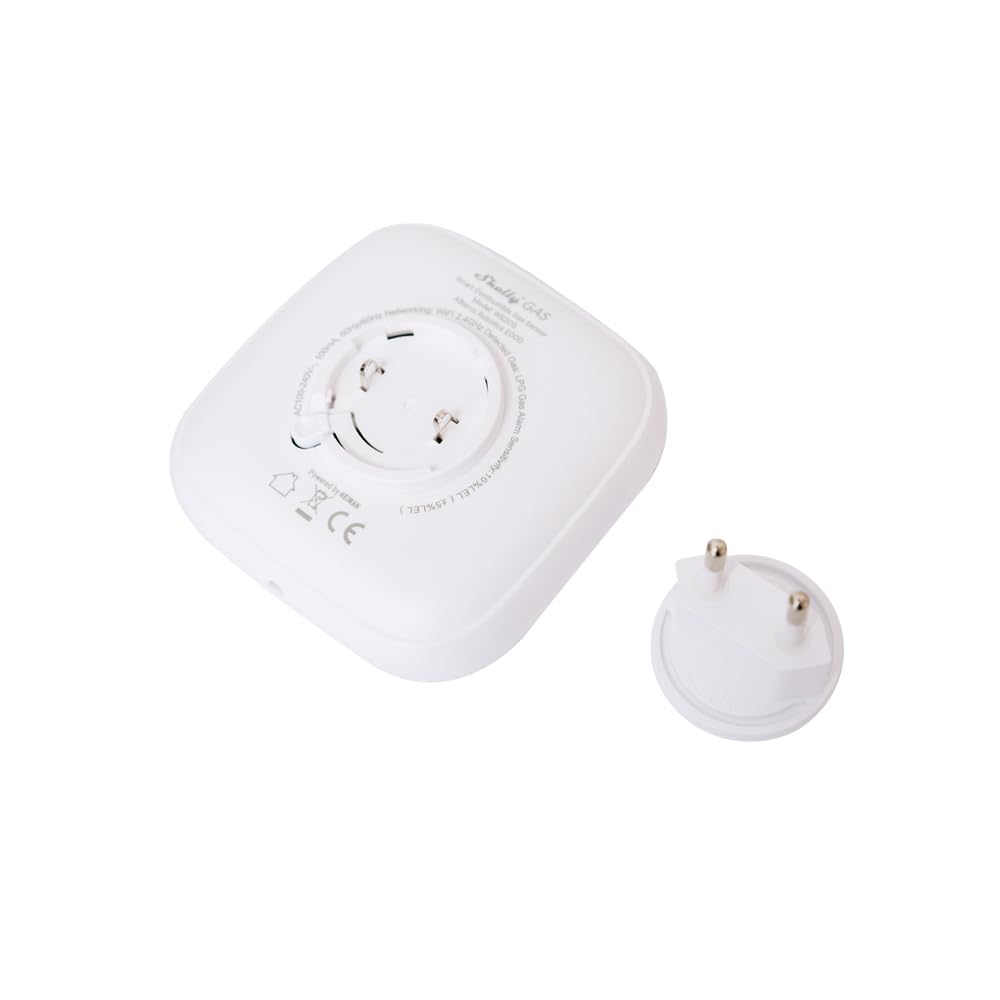 Shelly Gas LPG, Rilevatore di Perdite di GPL, Wifi, Compatibile con Alexa e Google Assistant