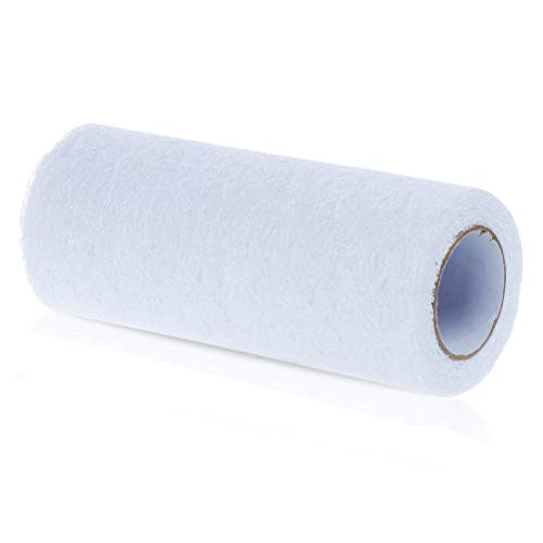 Allbusky Vintage Glitter Lace Rotolo Runner