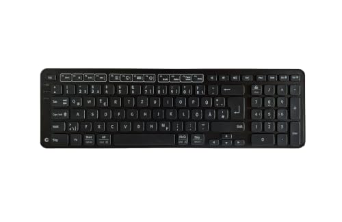 Contour Balance Keyboard BK - Wireless - Designed for RollerMouse and