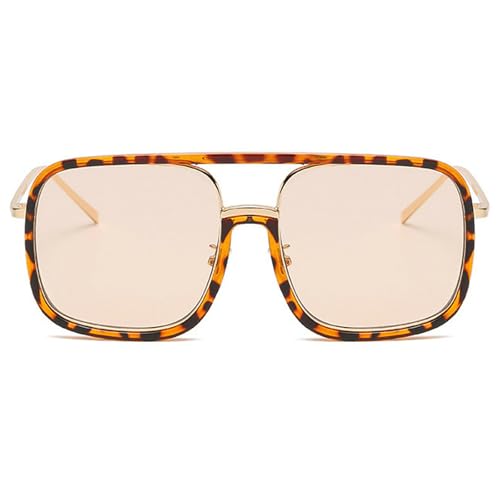 Pilot Sunglasses for Women Trendy Oversized Square Sun Glasses UV Protection 2025 Ladies Shades