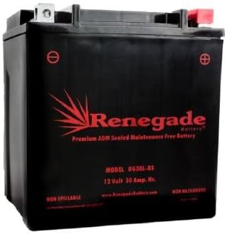 Batería de motocicleta RG30L-BS Harley 2014 Street Glide Special Parte # 66010-97A, 66010-97B, 66010-97C, BTX30L, B30L-B, CB30L-B