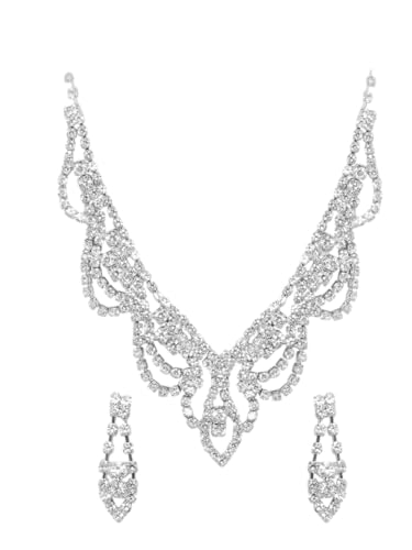 Juego de joyas con tachuelas de circonita un regalo inolvidable en latón S