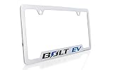 Chevrolet Bolt EV Wordmark Chrome Plated Metal License Plate Frame Holder