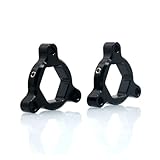 Petite taille et poids léger Compatible avec les fourches à suspension CNC 19 mm for motos CBR600RR, CBR1000RR, CBR 600RR, 1000RR, CB1000R, CB 1000R(19mm Black)