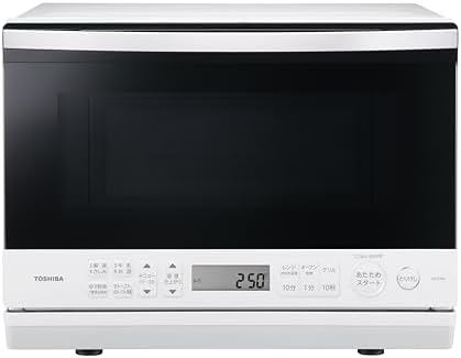（17:00時点） TOSHIBA(東芝) スチームオーブンレンジ 石窯ドーム ER-D70A(W) ホワイト 250℃ 1段調理 フラットテーブル 電子レンジ 赤外線センサー ノンフライ調理 簡単お手入れ 小型 新生活 一人暮らし 二人暮らし ファミリー