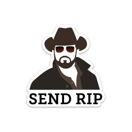 Send Rip Sticker - Yellow Stone Vinyl