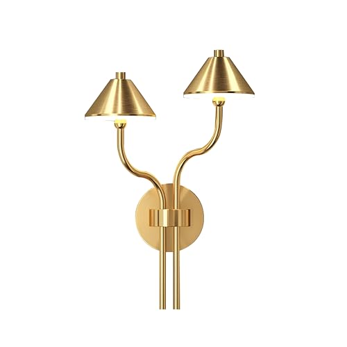 Image of FILLISKA Luxurious LED Wall Lamp for Home with Adjustable Colour Changing Function (Luxurious DoubleGold-456)(1 Year Warranty)