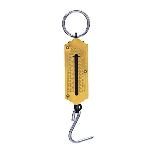 Portable Scale with Luminous Display Fishing Scale with Hook Mechanical Scale Hanging Scale for Home 12/50kg Mechanical Scale Kitchen