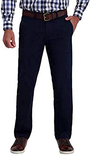 Haggar Stretch Straight Ultimate Travel Chino Pants w/Flex Waist