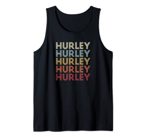 Hurley New York Hurley Ny Vintage Text Tank Top #TOP1