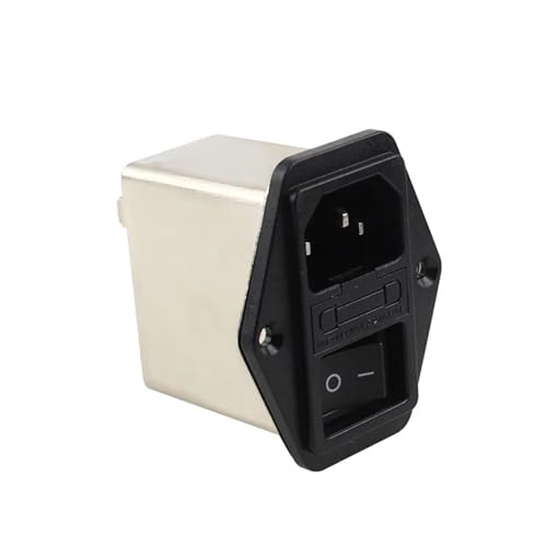 Filtro EMI de potencia 10A con conector enchufe IEC e interruptor basculante CW2B-10A-T 2