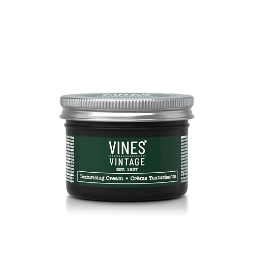 Vines Vintage Men's Hair Texturising Cream | Moisturising Carnauba Wax. 125ml