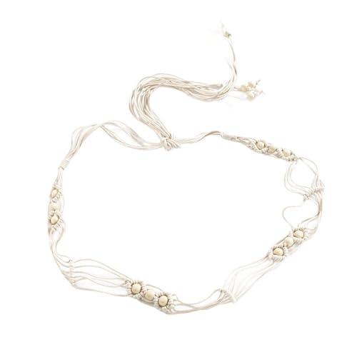 Women's Braid Belt 2025 Adjustable Boho Belts Braided Bohemian Cotton Date Raffia Self Tie