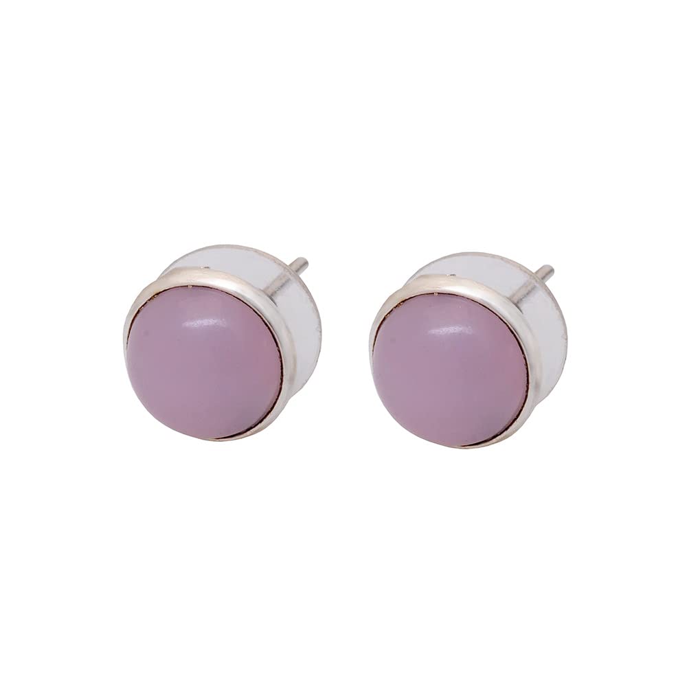 Gehna Jaipur Rose Quartz Stone Studded Round Shaped Earrings Ge01-1645 (Pink) (B09V7GVVM3) Amazon Price History, Amazon Price Tracker